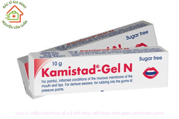 Thuốc bôi điều trị nhiệt miệng Kamistad Gel N
