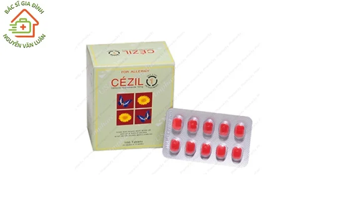 Thuốc chống dị ứng Cezil