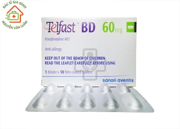 Thuốc chống dị ứng Telfast BD